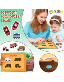 Монтесори тиха книга за деца Quiet Book